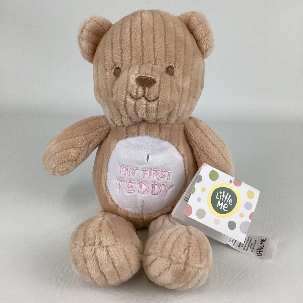 Little Me My First Teddy Bear 12" Plush Stuffed Animal Toy Snuggle Buddy